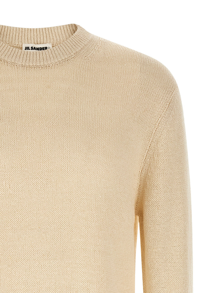 Jil Sander Silk Hemp Sweater Maglioni - Beige | ae28199323816b35f142e047357c95fcca4a369d