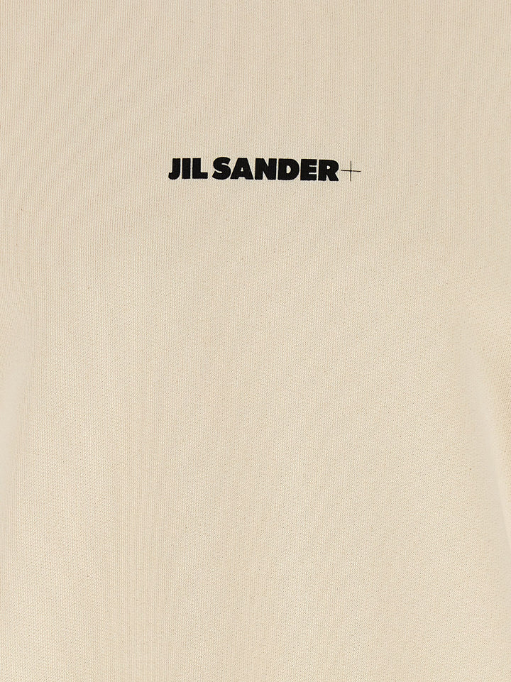 Jil Sander Logo Felpe - Beige | de11c97acd9f3ef10681cb40641f590b56a83286