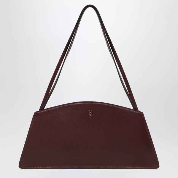 Jade Plum-Colored Bag In Smooth Leather