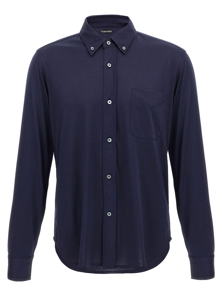 Tom Ford Button-Down Shirt Camicie - Blu | fbd7ebc3b98b00d776461602c04063c41e7c3d5c