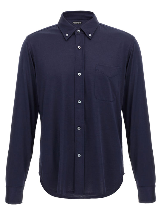 Button-Down Shirt Camicie Blu