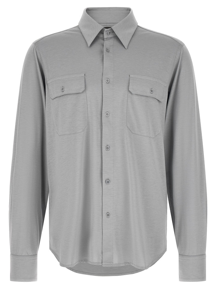 Tom Ford Military Shirt Camicie - Grigio | e870850f3cea90f402f826b622151ec1347373c4