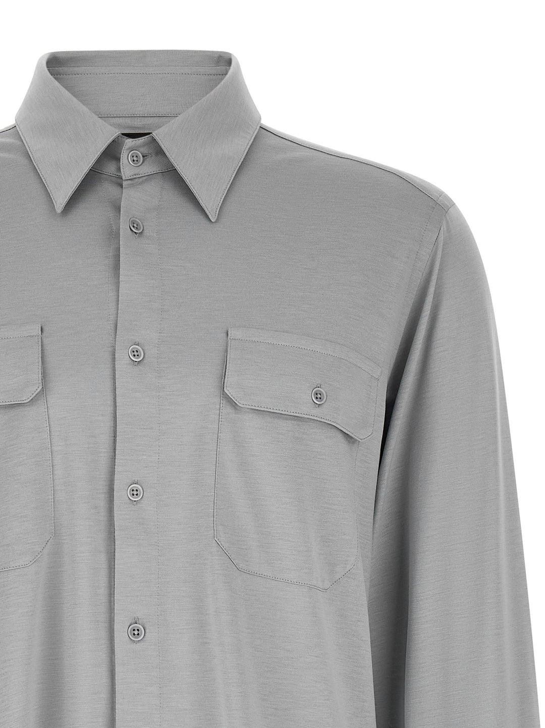 Tom Ford Military Shirt Camicie - Grigio | 3e29a7063adaf35f57e25421e8b83559b15177b2