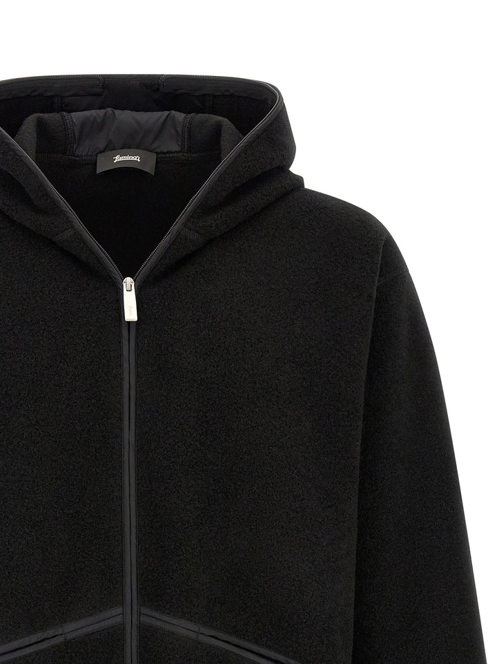 Laminar Soft Hooded Jacket Puffer Jackets - Nero | 6867cdf52d642d30f759ad071166c81ab0a74894