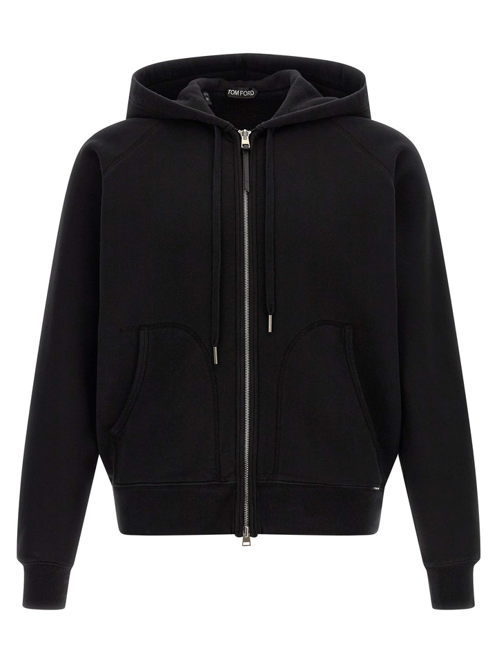 Tom Ford Cotton Hoodie Felpe - Nero | 9b860afeb61b725a55081803cba8cfa729df0686