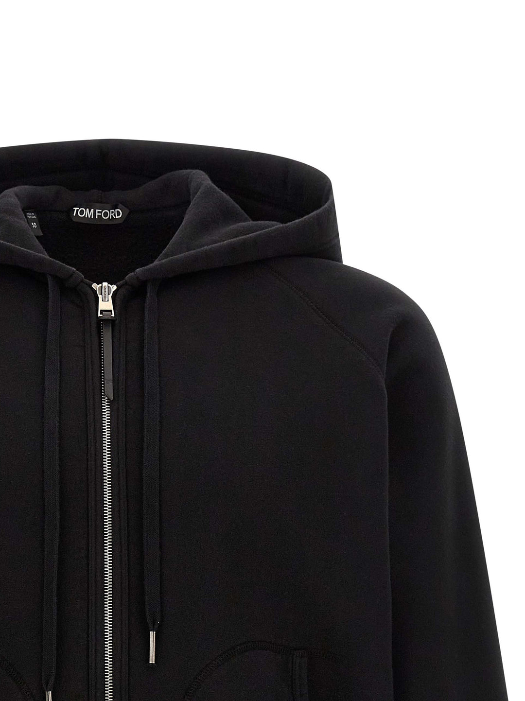 Tom Ford Cotton Hoodie Felpe - Nero | 3f6d899bbd98e81bea12bd5b41951c0f7c6166f4