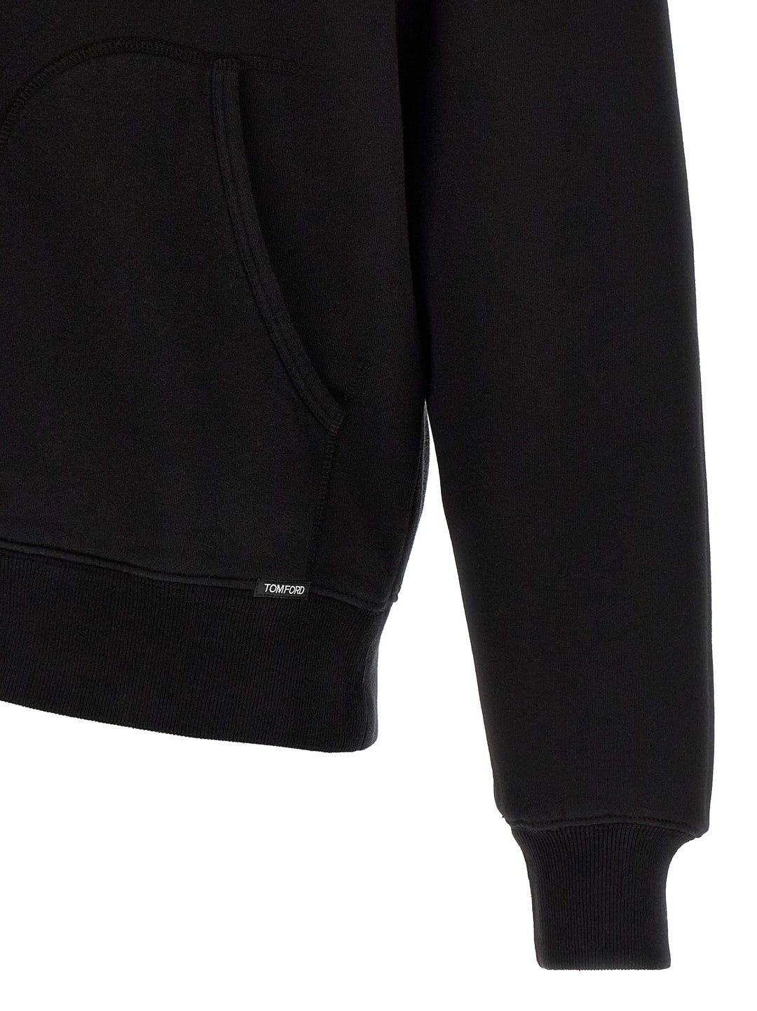Tom Ford Cotton Hoodie Felpe - Nero | 2093cf65e1ae0714553194a44169e6615af53e59