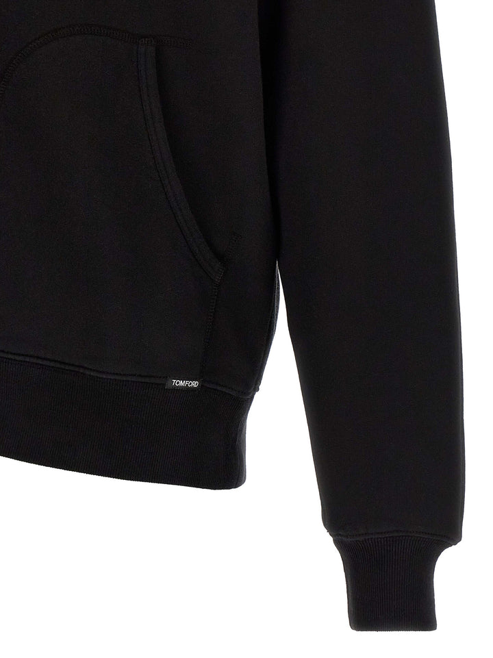 Tom Ford Cotton Hoodie Felpe - Nero | 2093cf65e1ae0714553194a44169e6615af53e59