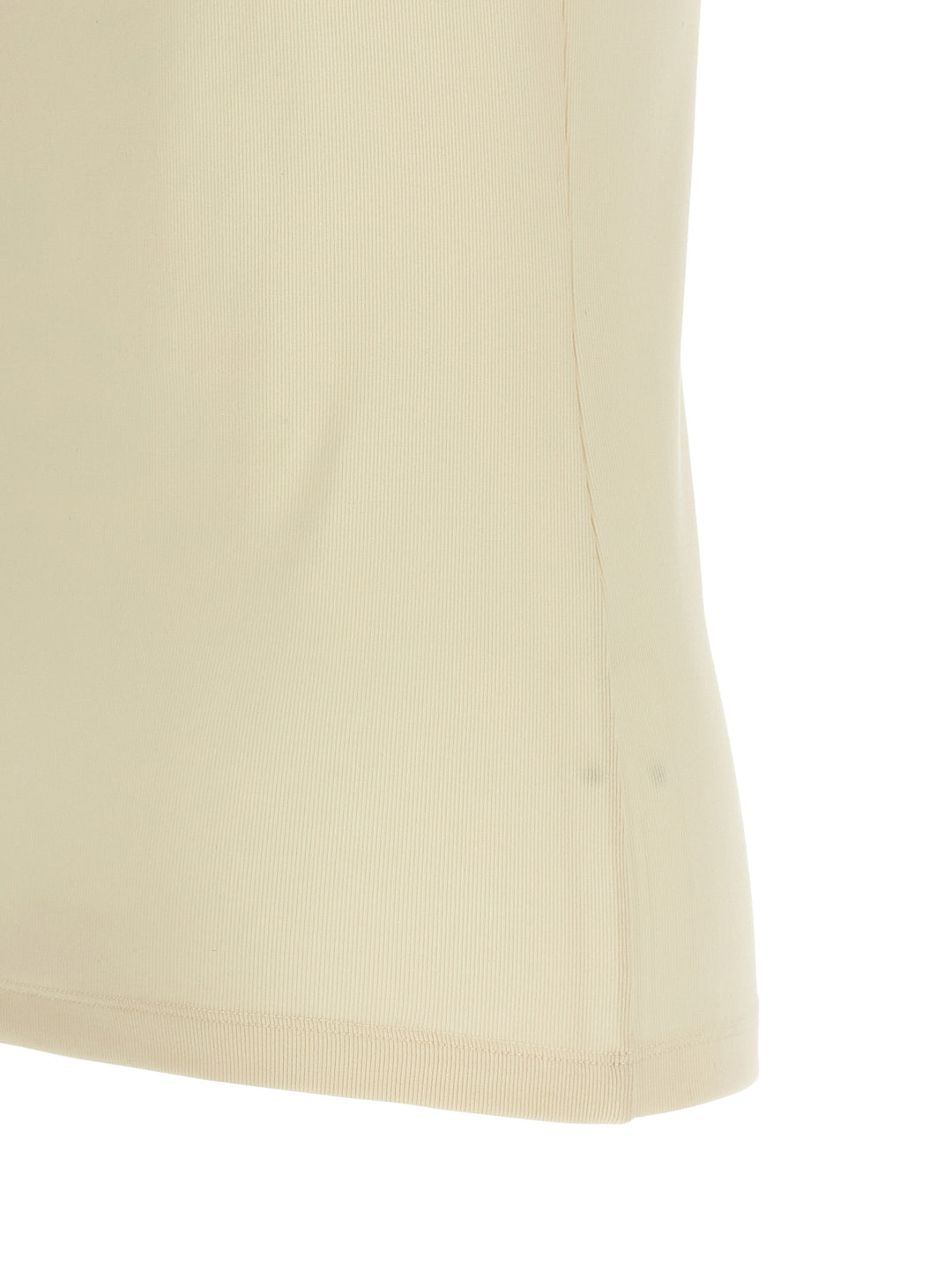 Fabiana Filippi Tweed Insert Top Top - Beige | ca2d7f4cd1ca7430f6f57ac8b3d832a0a31d5fbc