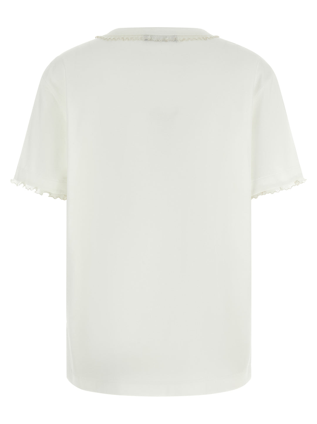 Fabiana Filippi Embroidery T shirt - Bianco | 756b70b0b46ed9bb2b9b2d0ae8688488d3473543