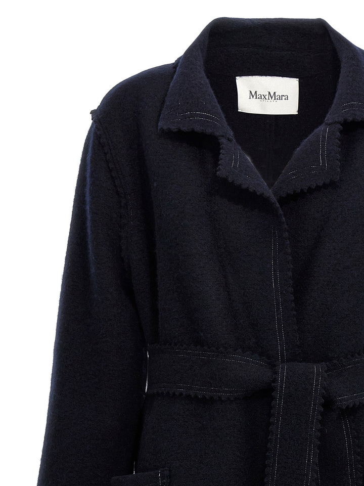 Max Mara Jene Trench e Impermeabili - Blu | 102a1981e29b7d73d80c63f7739877906174d305