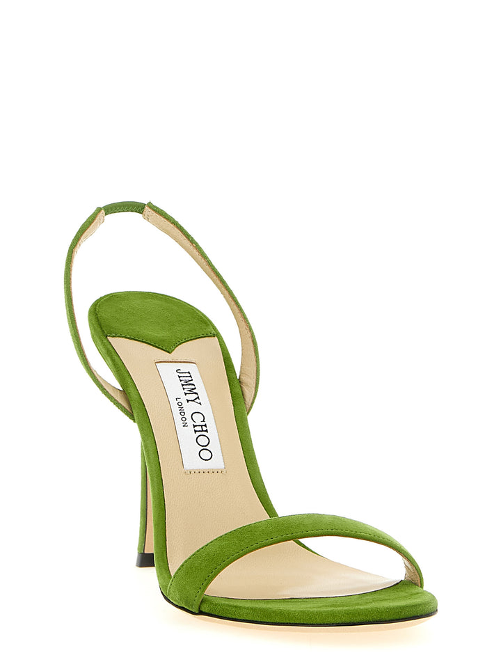 Jimmy Choo Jenn Sandali - Verde | 084ccd4f7a4708dc5b59efb4c4ceb858751bbdd9