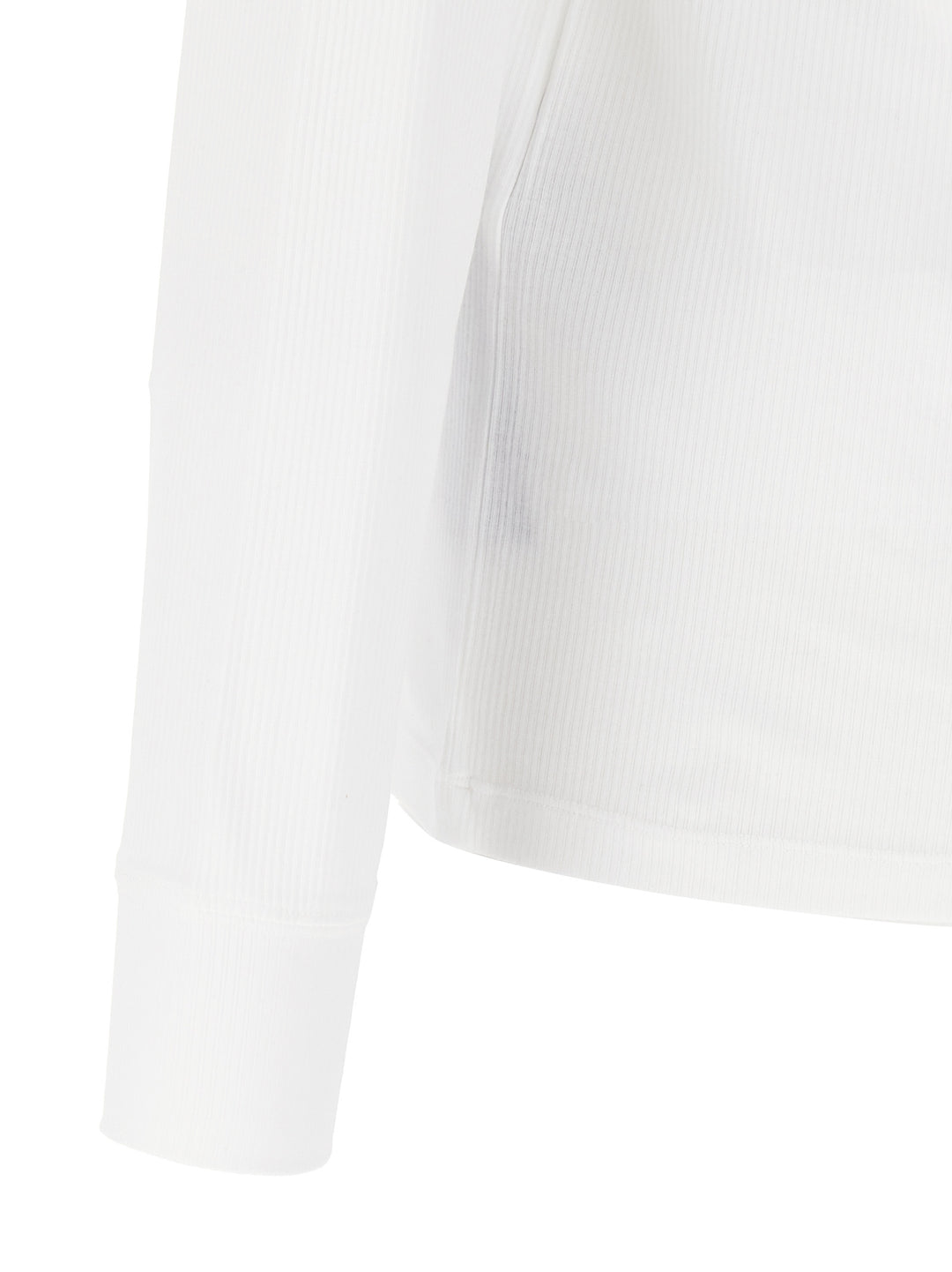 Tom Ford Ribbed Cotton T shirt - Bianco | c12f87217ca50a5d5b9f6c634e7a7b86397aed64