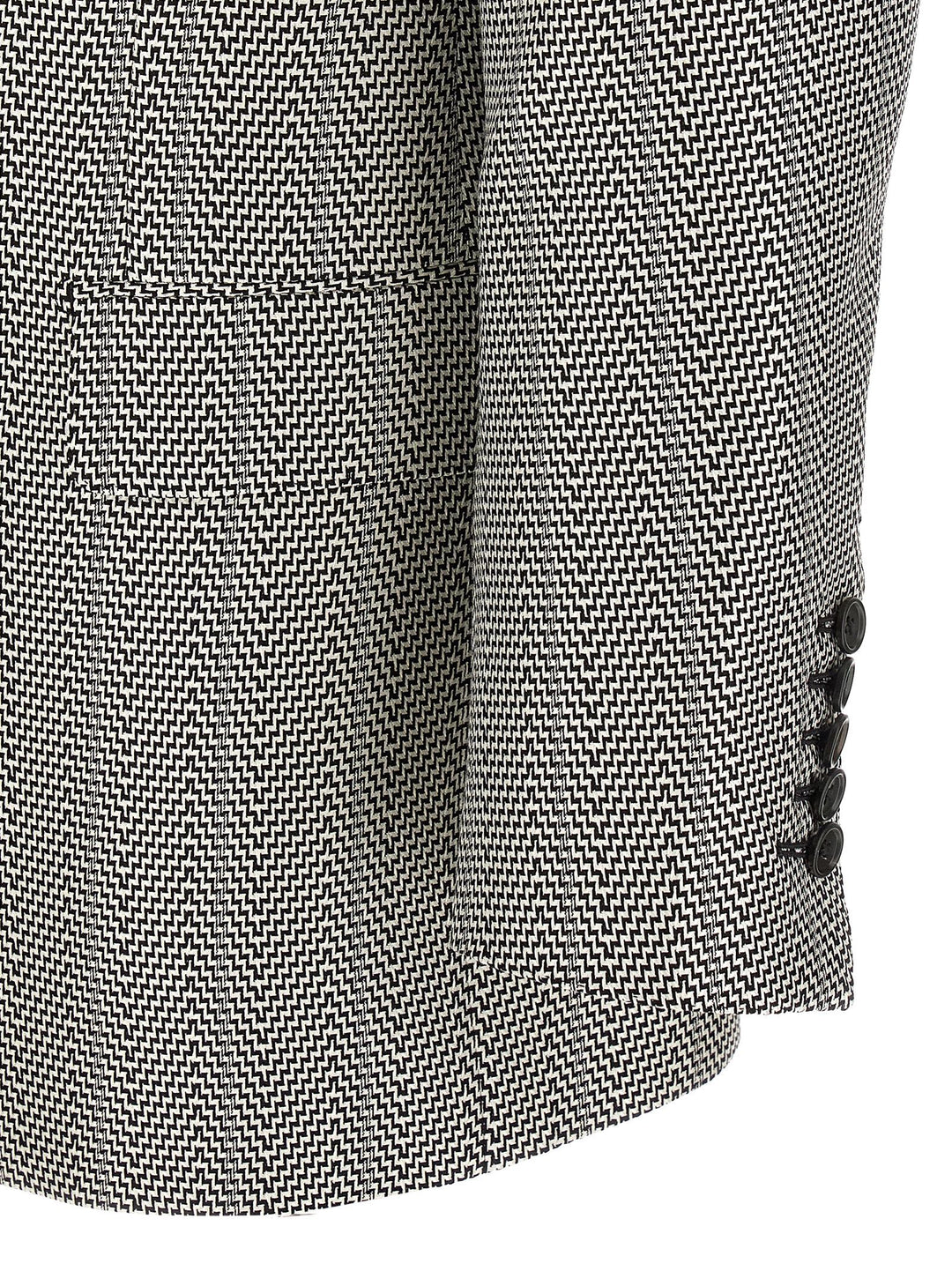 Tom Ford Jacquard Blazer - Bianco/Nero | d04b0fa5f34b89e0672beeb827f2c1162a905174