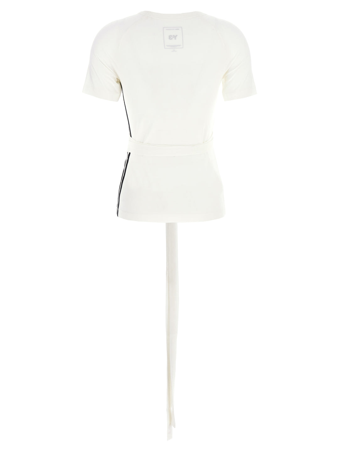 Y-3 Lyoncell T shirt - Bianco/Nero | 18fc3609714988657c72b5912caf423368c82918