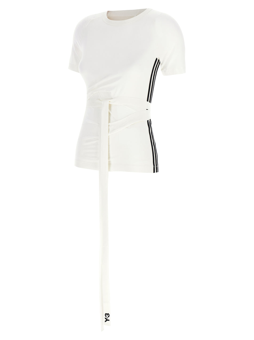 Y-3 Lyoncell T shirt - Bianco/Nero | c5c408073300c08c15de395ed8b1f6c55f82eb6d