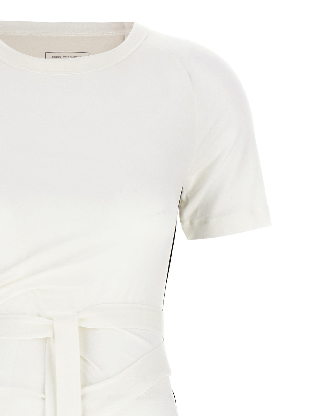 Y-3 Lyoncell T shirt - Bianco/Nero | 9fbddcebdbcf1b5b01eab3d1253dc351313adc19