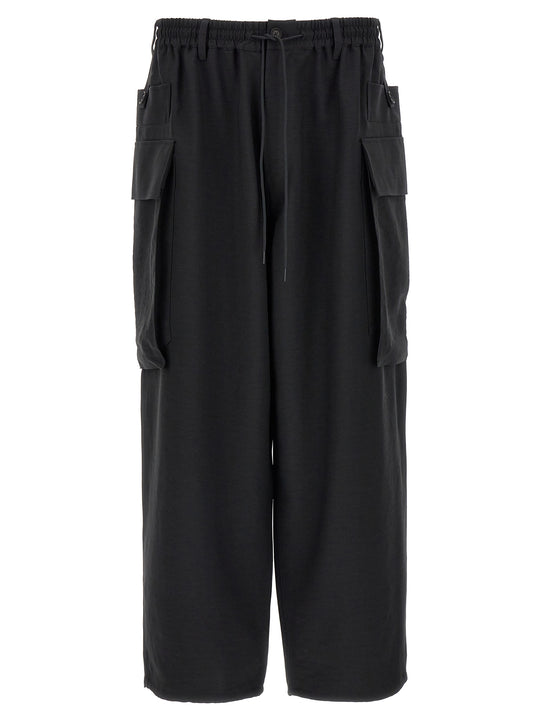 Y-3 Sport Uniform Cargo Pantaloni Nero