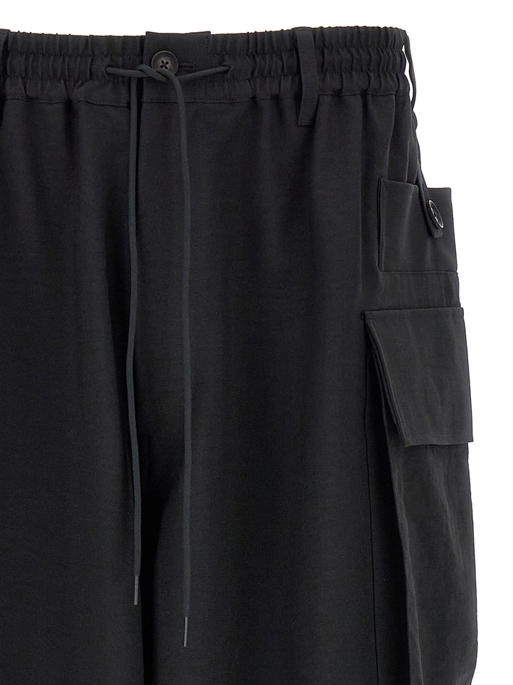 Y-3 Y-3 Sport Uniform Cargo Pantaloni - Nero | e4f14d3e469784b0eb0cd3e39057e3ec1106124b