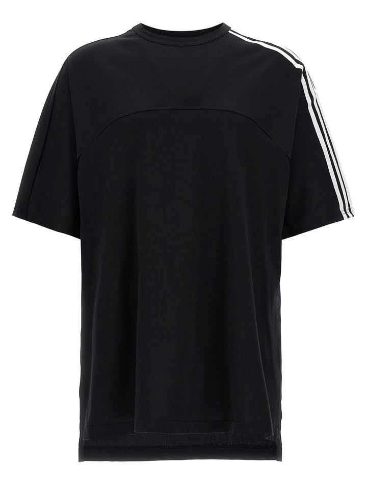 Y-3 Y-3 3-Stripes T shirt - Bianco/Nero | 6d94b4aa8a5ba5050345524a90fb3d18a3033ca6