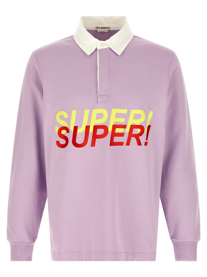 J.W. Anderson Super Super Polo - Viola | e506b26e254e0637fc9bafb48ca7333e04301d04