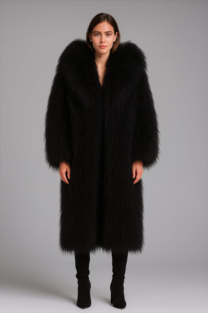 Cappotto Rouselin Nero in Mongolia