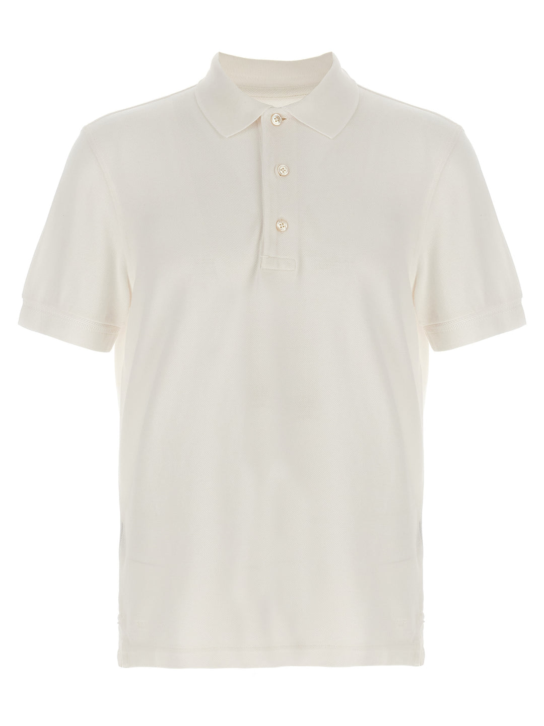 Tom Ford Piqué  Shirt Polo - Bianco | 89c90320657be3caba8c0903ff68895aa2daa50d