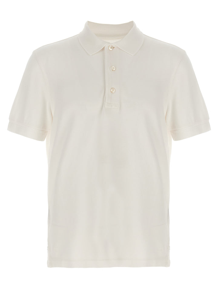 Tom Ford Piqué  Shirt Polo - Bianco | 89c90320657be3caba8c0903ff68895aa2daa50d