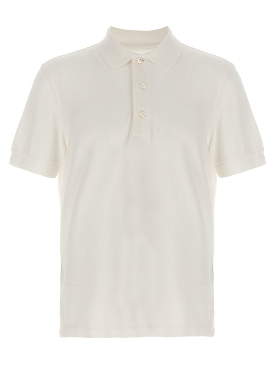 Piqué Shirt Polo Bianco