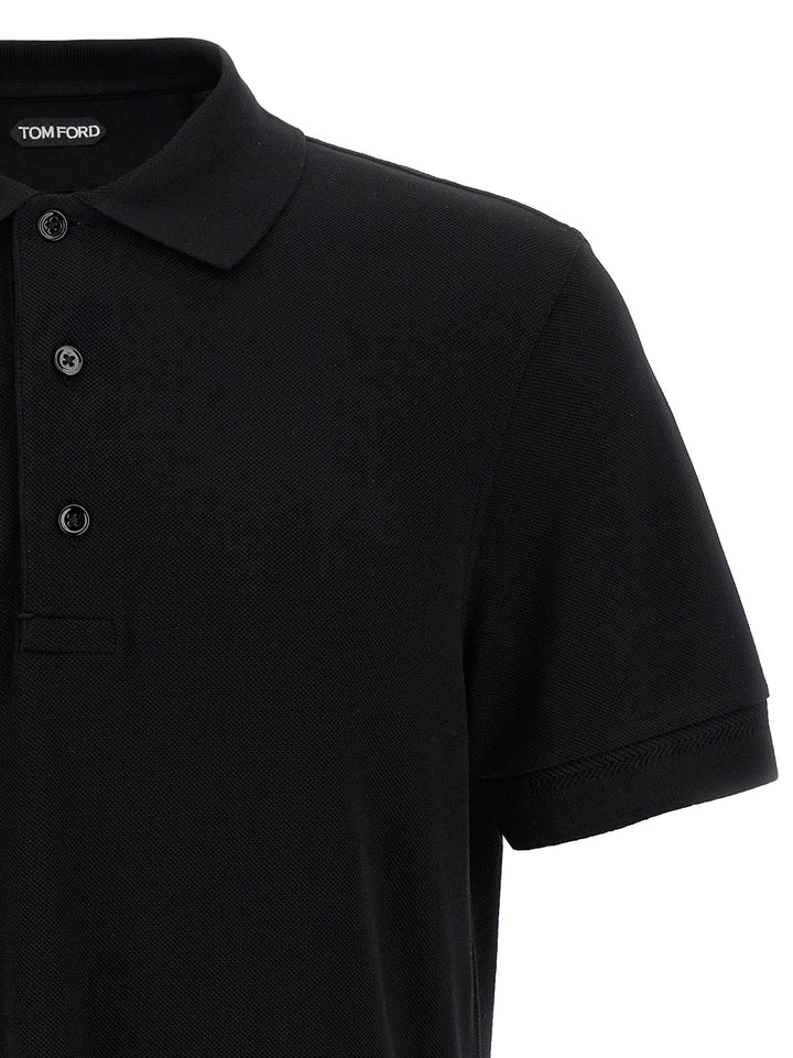 Tom Ford Piqué  Shirt Polo - Nero | 3c6879fda66011aad8a80aaae1dbcaabdc35d7e3