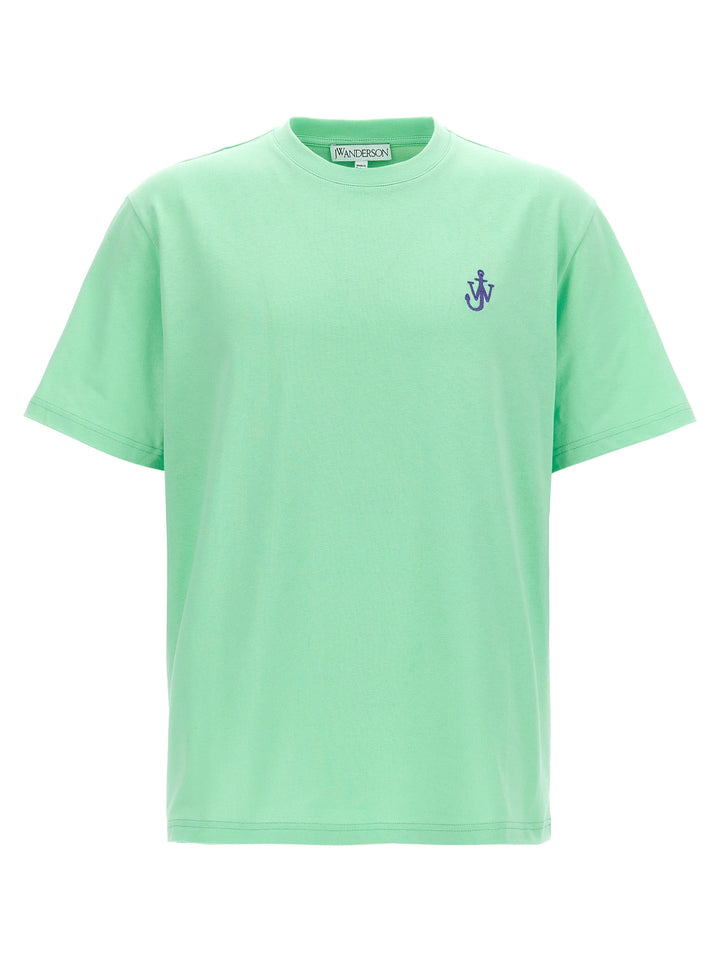 J.W. Anderson Anchor Embroidery T shirt - Verde | 8d2e0e38549f336a816cf538f366ef5aea0515a9