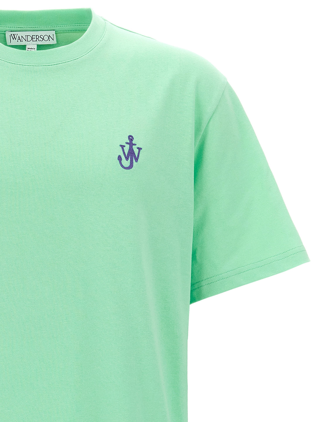J.W. Anderson Anchor Embroidery T shirt - Verde | 0c8c7e98de6da7a06784cffb7b6c498c085f0932