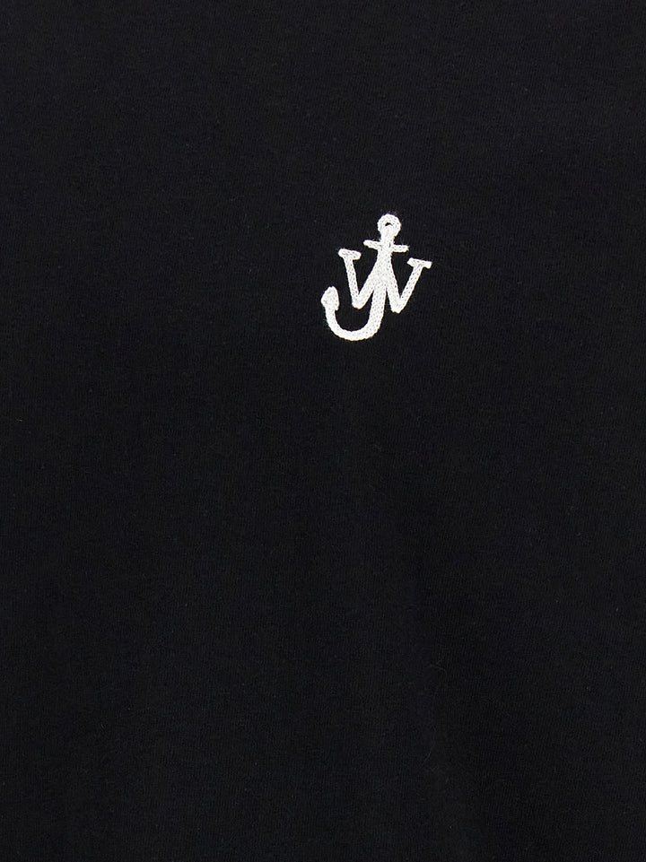 J.W. Anderson Anchor Embroidery T shirt - Bianco/Nero | 0ef033e683a6ec118f43df1f2aded58f279718cc