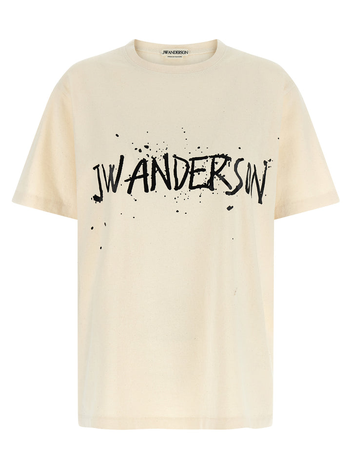 J.W. Anderson Circular T shirt - Beige | 47eb2fac97d9d318f66254e0f785c91c46cdcd1c