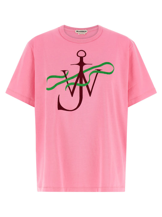 Ribbon Anchor T Shirt Rosa