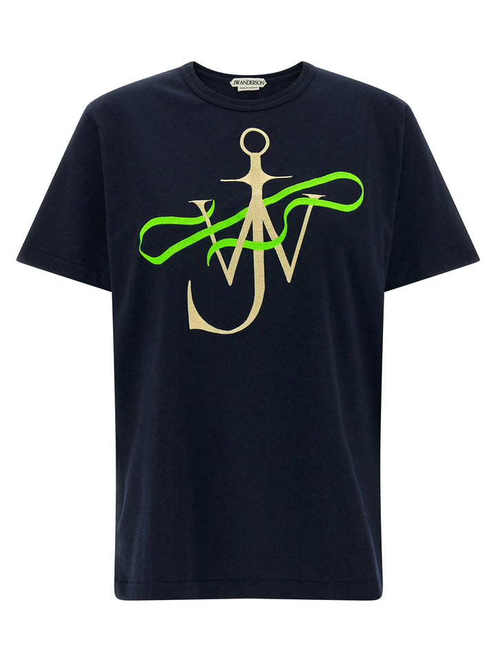 J.W. Anderson Ribbon Anchor T shirt - Nero | 2a05d36662838f42361450b0156d454e5658b601