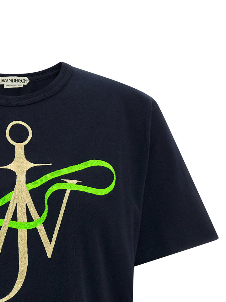 J.W. Anderson Ribbon Anchor T shirt - Nero | bf9154ca56e92bb8b3608b73c77eab020adc15e7