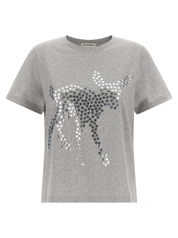 Animal Stars T Shirt Grigio