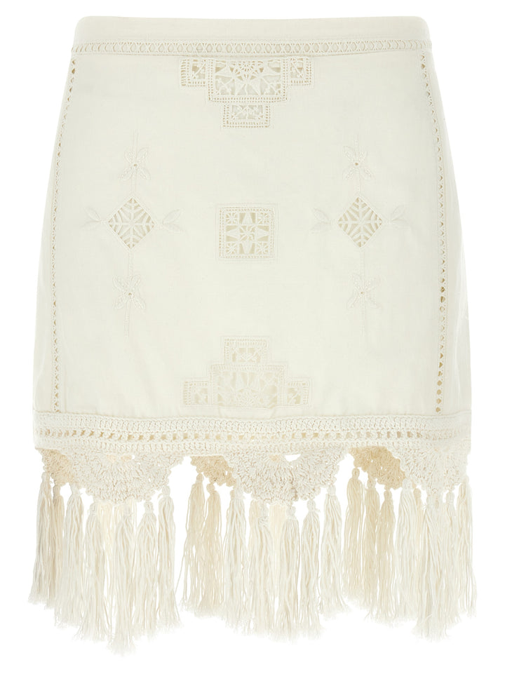 Isabel Marant Sandra Gonne - Bianco | aa7b878b67ca6220c877c7338f85284d0eefc5eb