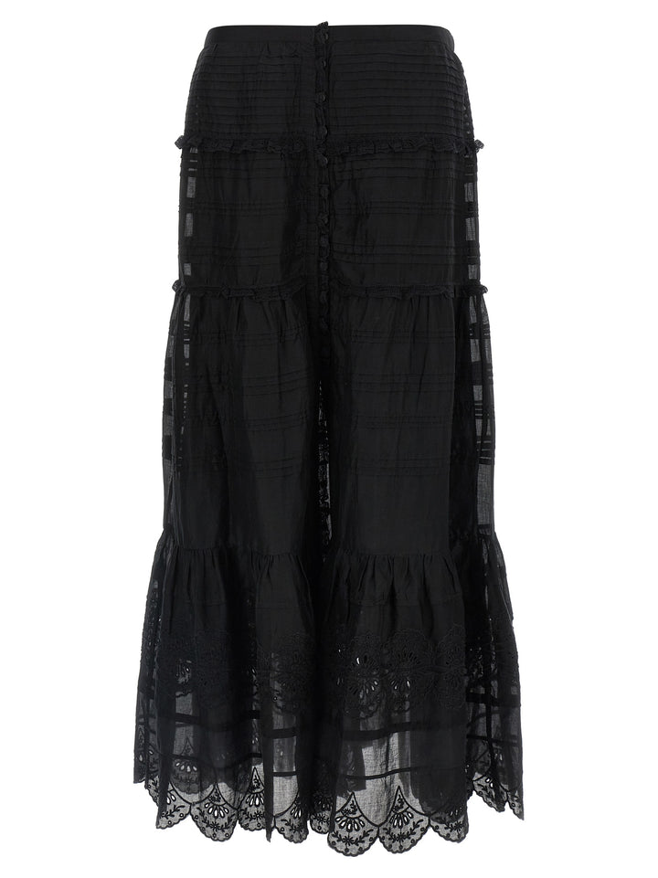 Marant Etoile Paoline Gonne - Nero | f4b43296a892dfad100b48d5254cc3b7f3a4df8a