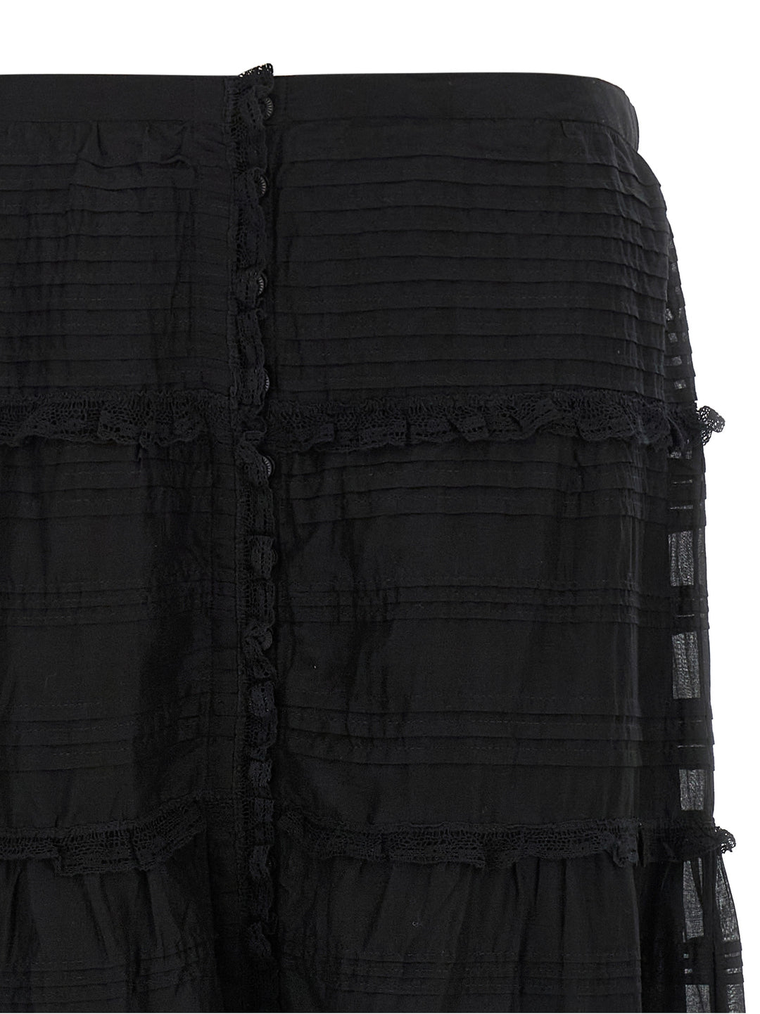Marant Etoile Paoline Gonne - Nero | 2aa0f22729d7ae188fb664f7bc8ebecdafbcec75