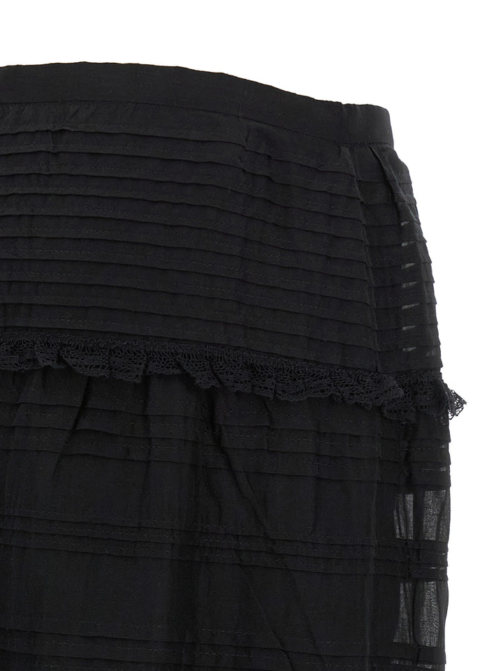 Marant Etoile Paoline Gonne - Nero | 8e3bef9644bf08f09f7df69964768a9eb7f77ae3