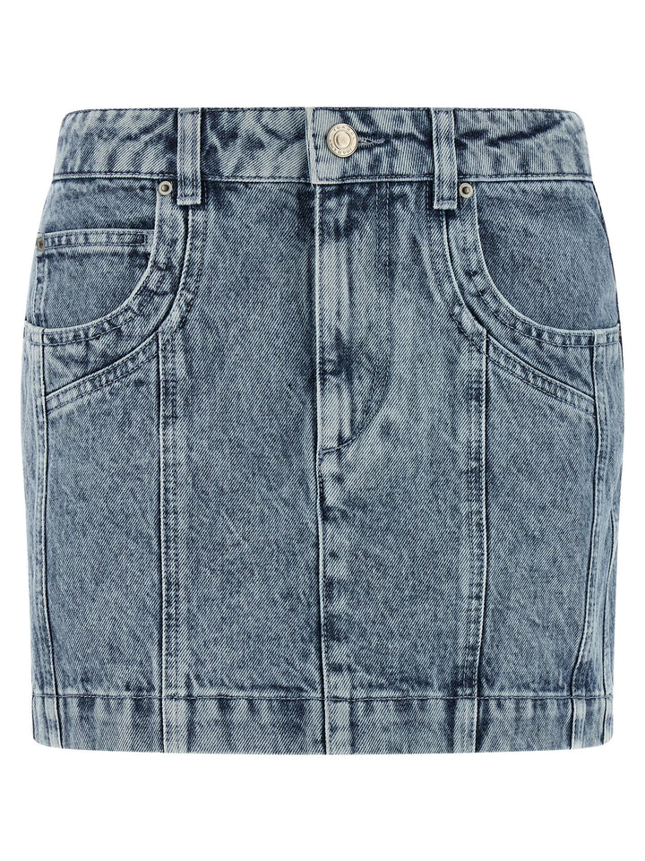 Marant Etoile Juana Gonne - Celeste | 8c05544f32435757412769f66818bd2ed00969f7