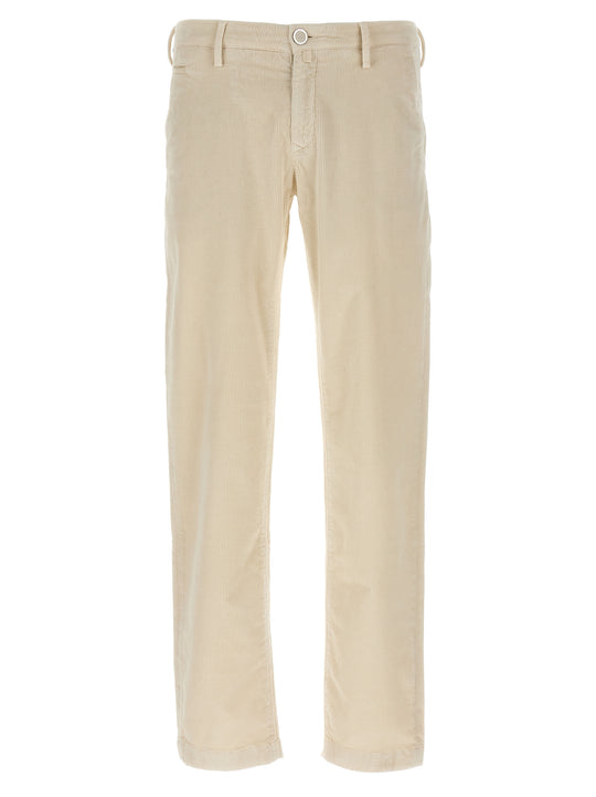 Velvet Pants Jeans Beige