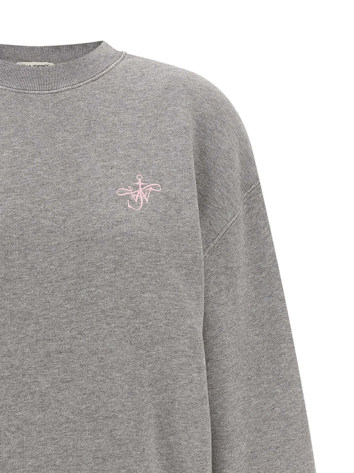 J.W. Anderson Ribbon Anchor Felpe - Grigio | c997c8157e206df0751e71fce97c13be9e40f302