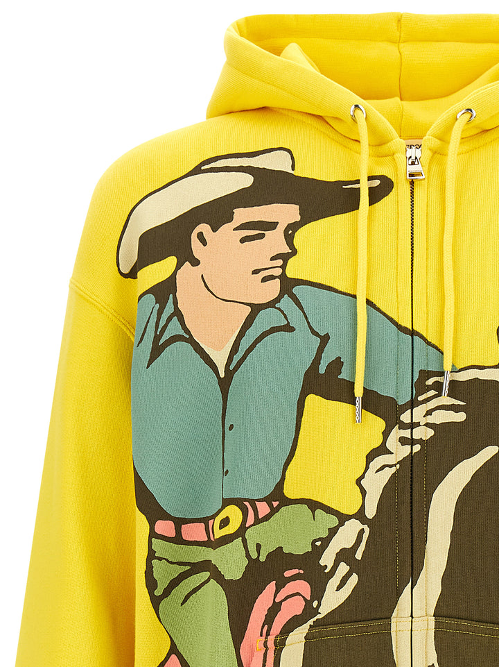J.W. Anderson Cowboy Felpe - Giallo | cb8e16b0140faefa75b4c39847cc08b136045f3b