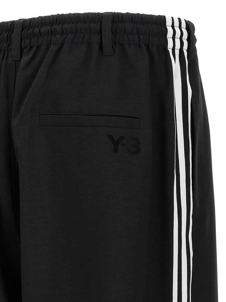 Y-3 Y-3 3-Stripes Pantaloni - Bianco/Nero | d7dcef91385e168190de134acd4c9f54a3b4e861