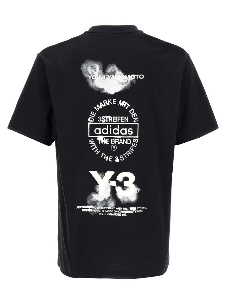 Y-3 Y-3 Graphic T shirt - Bianco/Nero | cff7c2a992435fa6e9a1db346c68ecf06f02c93b