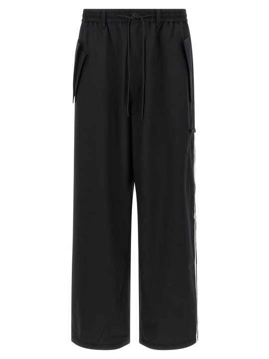 Wool Blend Pantaloni Nero