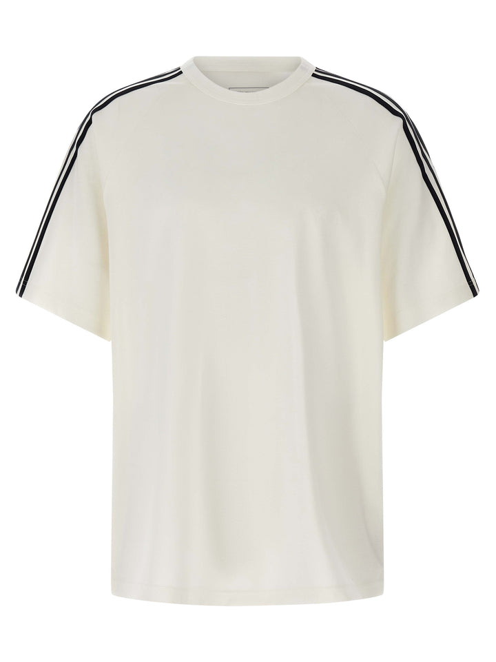 Y-3 Y-3 Short Sleeve Tee 3-Stripes T shirt - Bianco | 50ce8fea3295a26a77116f4efc1c5c700fddc311